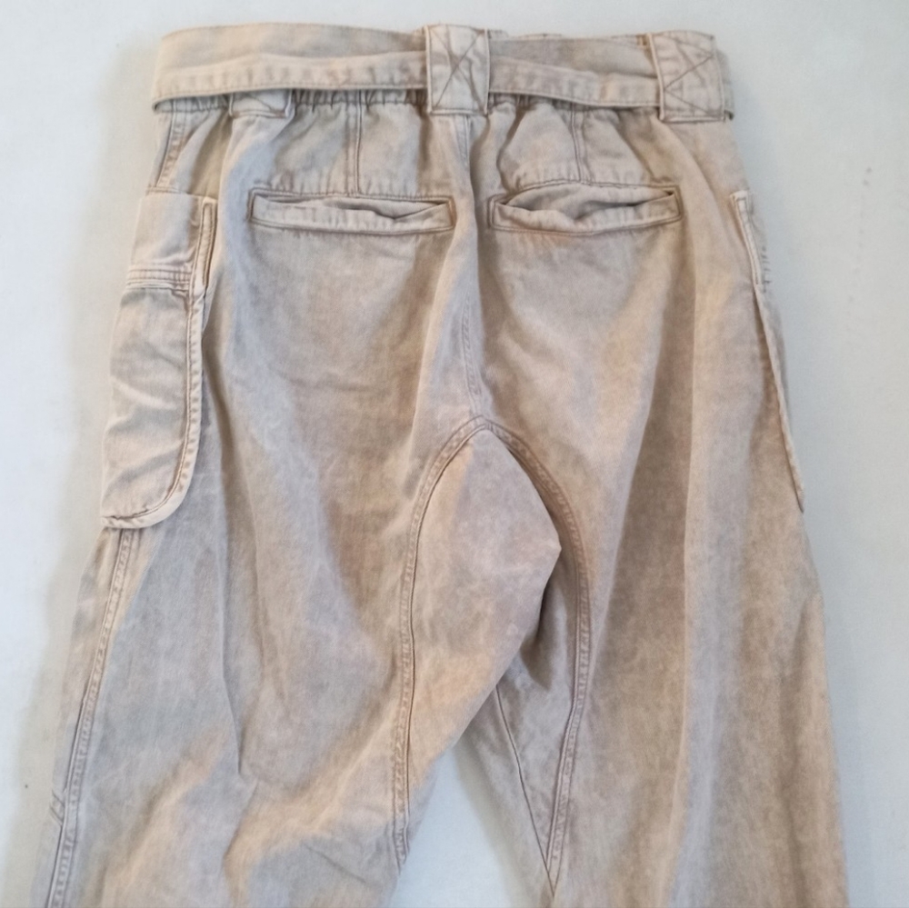Free People We the Free mineral wash sand color jogger pants - Picture 7 of 8
